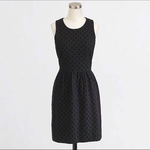 J.Crew Outlet LBD: Pointe Dress Velvet Dot